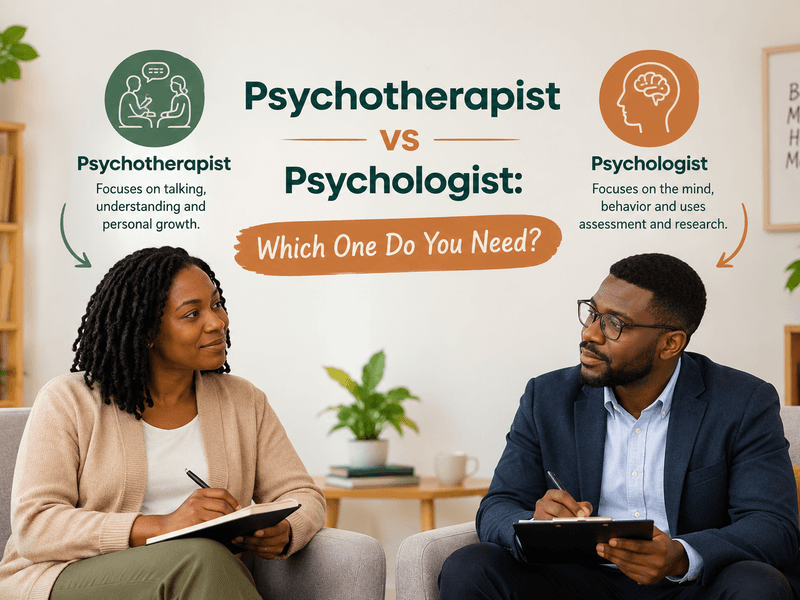 Psychotherapist vs Psychologist: Which One Do You Need?